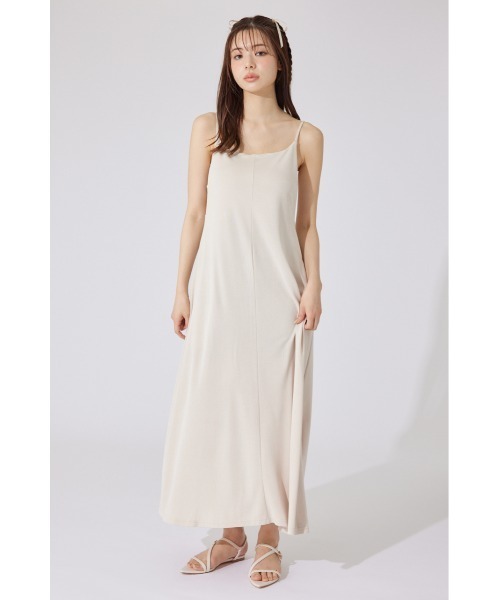 rienda（リエンダ）の「リラックスカットキャミワンピース 秋服 夏服（ワンピース・レディース・バーガンディー/ベージュ/ブラック・FREE）」の20枚目の写真