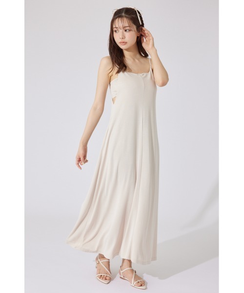 rienda（リエンダ）の「リラックスカットキャミワンピース 秋服 夏服（ワンピース・レディース・バーガンディー/ベージュ/ブラック・FREE）」の21枚目の写真