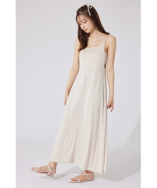 rienda（リエンダ）の「リラックスカットキャミワンピース 秋服 夏服（ワンピース・レディース・バーガンディー/ベージュ/ブラック・FREE）」の22枚目の写真