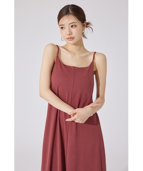 rienda（リエンダ）の「リラックスカットキャミワンピース 秋服 夏服（ワンピース・レディース・バーガンディー/ベージュ/ブラック・FREE）」の7枚目の写真