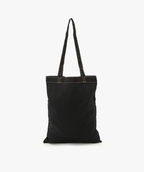 To b. by agnes b.（トゥービーバイアニエスベー）の「ロゴ刺繍 アーカイブテキスタイル トートバッグ&シュシュ セット（トートバッグ・レディース・ブラック・FREE）」の3枚目の写真