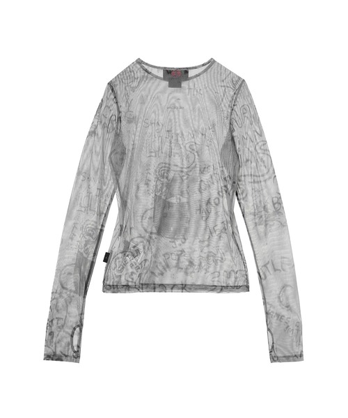 JORDAN BRAND（ジョーダンブランド）の「NIKE WMNS JORDAN AIR JORDAN L/S TOP HQ9175-07（Tシャツ/カットソー・レディース・グレー・MEDIUM/LARGE）」の2枚目の写真