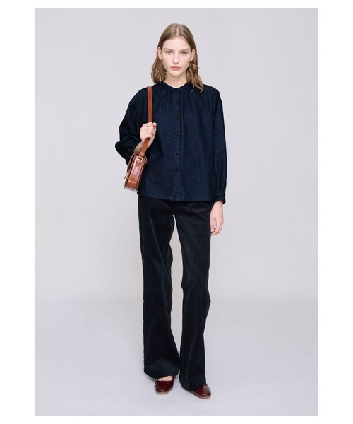 A.P.C.（アーペーセー）の「BLOUSE BETH（シャツ/ブラウス・レディース・ネイビー/ダークブルー・36/34/38）」の3枚目の写真