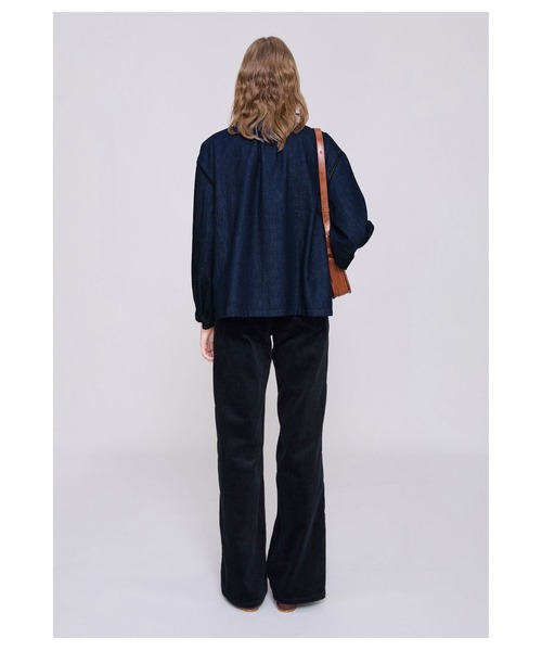 A.P.C.（アーペーセー）の「BLOUSE BETH（シャツ/ブラウス・レディース・ネイビー/ダークブルー・36/34/38）」の4枚目の写真
