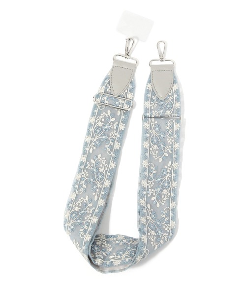 GLOBAL WORK（グローバルワーク）の「太幅刺繍スマホショルダー/581096（その他小物・レディース・ホワイト/ライトピンク/グリーン系その他4/ブラック・FREE）」の3枚目の写真