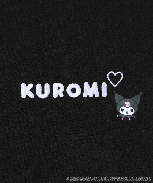 BASICKS(ベイシックス)の「BASICKS × SANRIO × Firsthand/ベイシックス × サンリオ × ファーストハンド x <My Melody><Kuromi> LOGO CONPACT TEE(Tシャツ/カットソー・レディース・ブラック/ホワイト・FREE)」の12枚目の写真