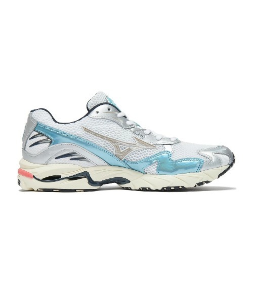 MIZUNO(ミズノ )の「MIZUNO WAVE RIDER 10(ミズノ ウエーブライダー 10)(スニーカー・メンズ・ホワイト系・23cm/24cm/25.5cm/26cm/27cm/28cm/24.5cm/23.5cm/29cm/28.5cm/27.5cm/26.5cm/25cm)」の4枚目の写真