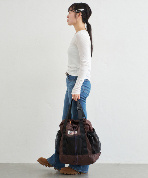 U by SPICK&SPAN（ユーバイスピックアンドスパン）の「シアースムースフライスロンTEE（Tシャツ/カットソー・レディース・ラベンダー/ホワイト/ブラック・FREE）」の20枚目の写真