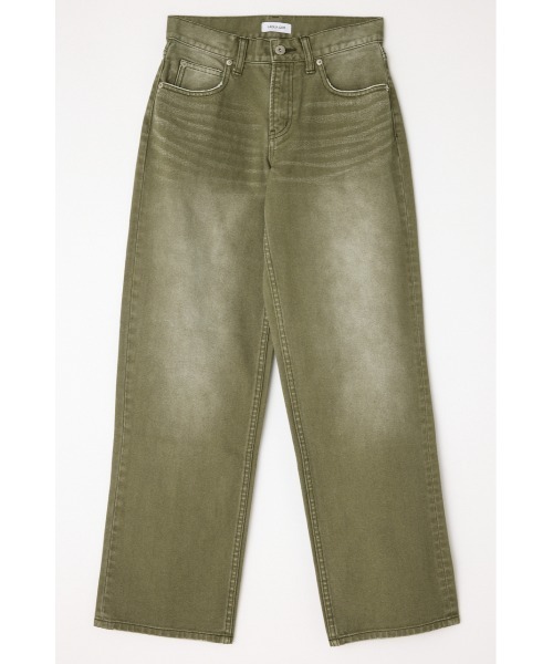 LAGUA GEM（ラグアジェム）の「COLOR VINTAGE ストレートデニム（デニムパンツ・レディース・カーキ/ベージュ・22inch/23inch/24inch/25inch/26inch）」の6枚目の写真