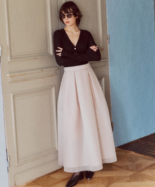 ダブルラッセルタックスカート（スカート）｜A part by（アパートバイ