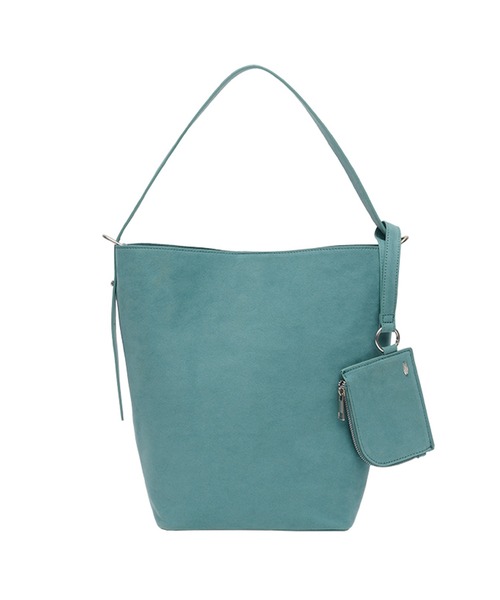 GENERAL IDEA(ジェネラルアイデア)の「GENERAL IDEA/ジェネラルアイディア eco suede basket shoulder bag ショルダーバッグ(ショルダーバッグ・レディース・キャメル/ベージュ/ブルー・FREE)」の17枚目の写真