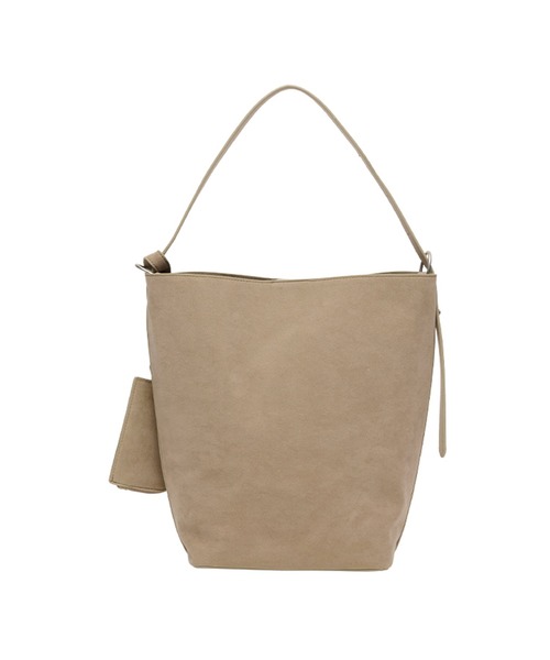 GENERAL IDEA(ジェネラルアイデア)の「GENERAL IDEA/ジェネラルアイディア eco suede basket shoulder bag ショルダーバッグ(ショルダーバッグ・レディース・キャメル/ベージュ/ブルー・FREE)」の6枚目の写真