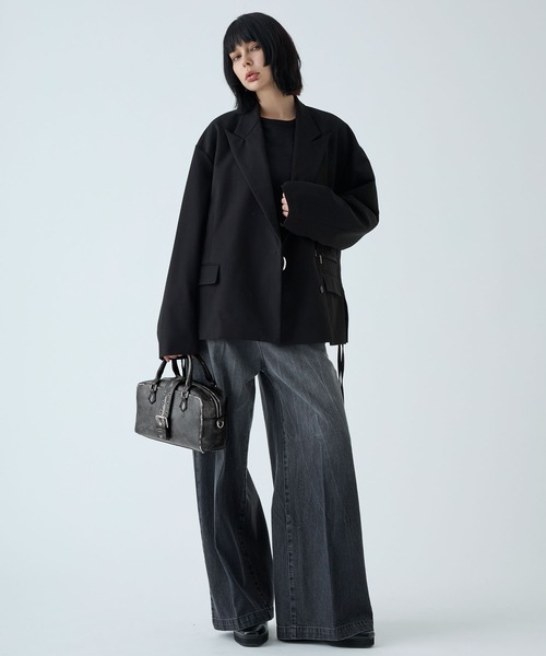 VELNUS（ベルナス）の「【VELNUS】Vintage design Boston shoulder handbag/ヴィンテージデザイン ボストンショルダーハンドバッグ（ショルダーバッグ・メンズ・ブラック・FREE）」の9枚目の写真