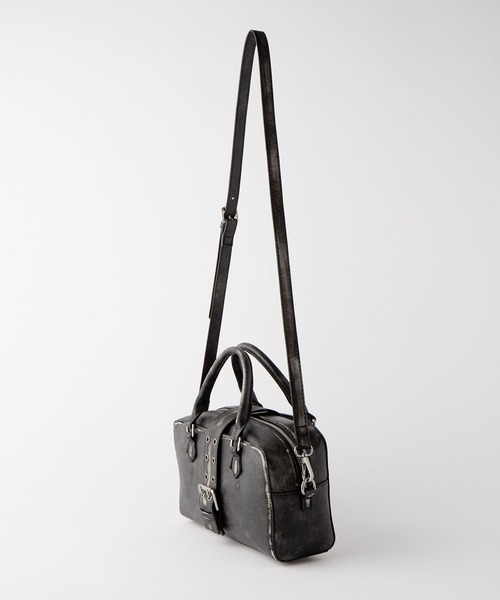 VELNUS（ベルナス）の「【VELNUS】Vintage design Boston shoulder handbag/ヴィンテージデザイン ボストンショルダーハンドバッグ（ショルダーバッグ・メンズ・ブラック・FREE）」の15枚目の写真