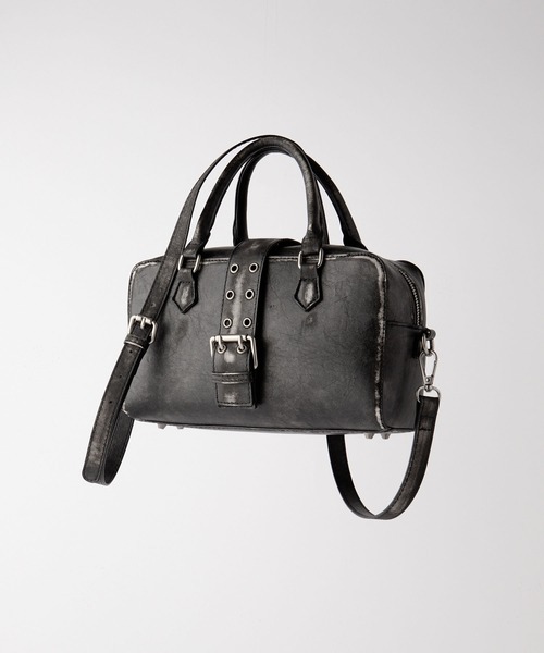 VELNUS（ベルナス）の「【VELNUS】Vintage design Boston shoulder handbag/ヴィンテージデザイン ボストンショルダーハンドバッグ（ショルダーバッグ・メンズ・ブラック・FREE）」の12枚目の写真