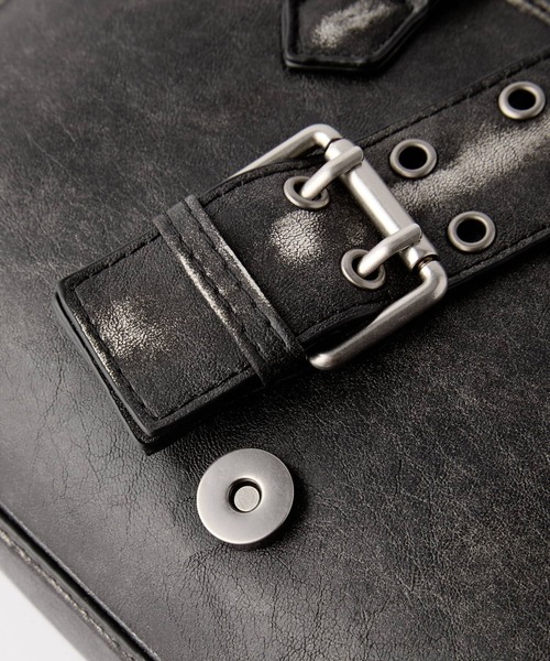 VELNUS（ベルナス）の「【VELNUS】Vintage design Boston shoulder handbag/ヴィンテージデザイン ボストンショルダーハンドバッグ（ショルダーバッグ・メンズ・ブラック・FREE）」の20枚目の写真