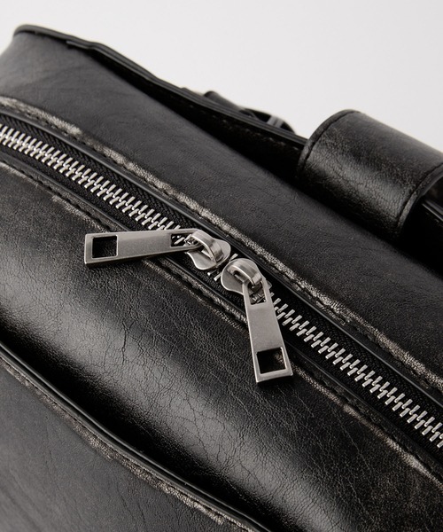 VELNUS（ベルナス）の「【VELNUS】Vintage design Boston shoulder handbag/ヴィンテージデザイン ボストンショルダーハンドバッグ（ショルダーバッグ・メンズ・ブラック・FREE）」の21枚目の写真