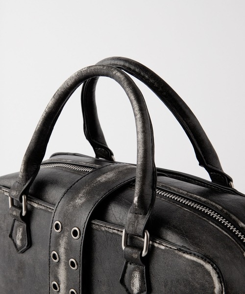 VELNUS（ベルナス）の「【VELNUS】Vintage design Boston shoulder handbag/ヴィンテージデザイン ボストンショルダーハンドバッグ（ショルダーバッグ・メンズ・ブラック・FREE）」の17枚目の写真