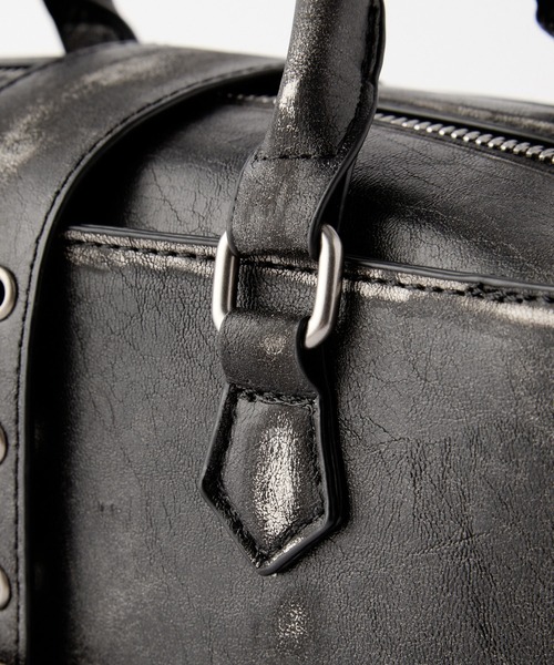 VELNUS（ベルナス）の「【VELNUS】Vintage design Boston shoulder handbag/ヴィンテージデザイン ボストンショルダーハンドバッグ（ショルダーバッグ・メンズ・ブラック・FREE）」の18枚目の写真