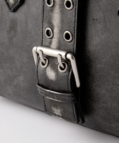 VELNUS（ベルナス）の「【VELNUS】Vintage design Boston shoulder handbag/ヴィンテージデザイン ボストンショルダーハンドバッグ（ショルダーバッグ・メンズ・ブラック・FREE）」の19枚目の写真