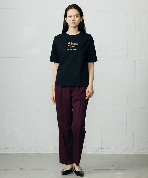 自由区(ジユウク)の「TRスラブツイルテーパード パンツ(その他パンツ・レディース・黄土色系/ブラック系/ワイン系・36/38/40)」の22枚目の写真