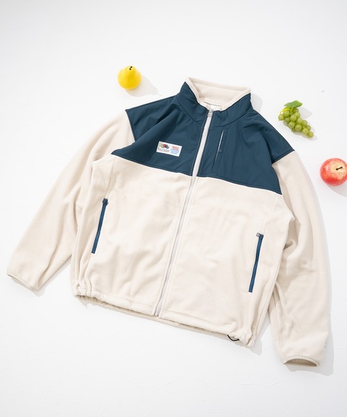 FRUIT OF THE LOOM(フルーツオブザルーム)の「COZY SOFT FLEECE BLOUSON / フルジップフリース / ブルゾン(ブルゾン・メンズ・ブラウン/アイボリー/ブラック・M/L/XL/S)」の13枚目の写真