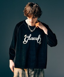 glamb | Spin Logo Velour Sweat / スピンロゴベロアスウェット(スウェット)