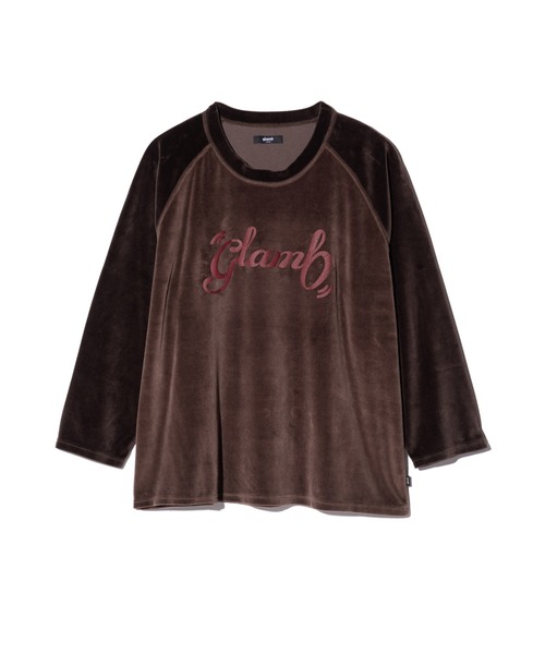 glamb（グラム）の「Spin Logo Velour Sweat / スピンロゴベロアスウェット（スウェット・メンズ・ブラック/グレー/ブラウン・S/M/L）」の6枚目の写真
