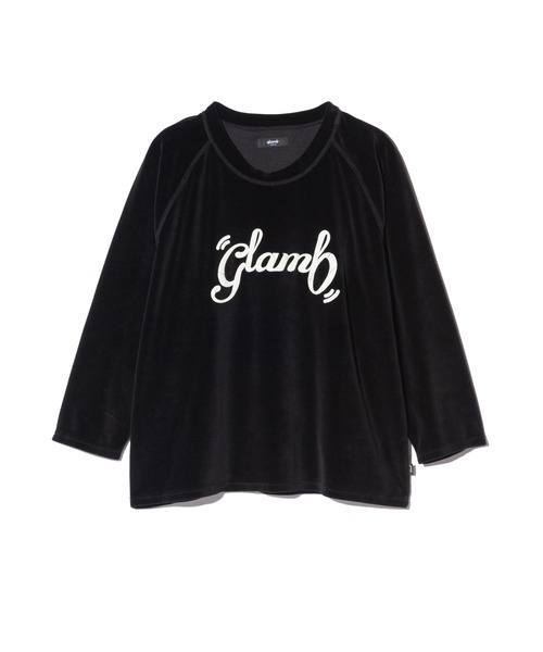 glamb（グラム）の「Spin Logo Velour Sweat / スピンロゴベロアスウェット（スウェット・メンズ・ブラック/グレー/ブラウン・S/M/L）」の4枚目の写真