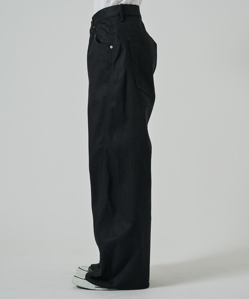 Jieda（ジエダ）の「【Jieda】3D WORK DENIM（デニムパンツ・メンズ・ブラック/インディゴブルー・1/2）」の10枚目の写真
