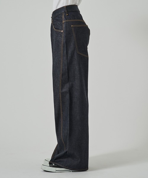 Jieda（ジエダ）の「【Jieda】3D WORK DENIM（デニムパンツ・メンズ・ブラック/インディゴブルー・1/2）」の19枚目の写真