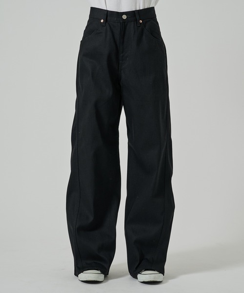 Jieda（ジエダ）の「【Jieda】3D WORK DENIM（デニムパンツ・メンズ・ブラック/インディゴブルー・1/2）」の9枚目の写真