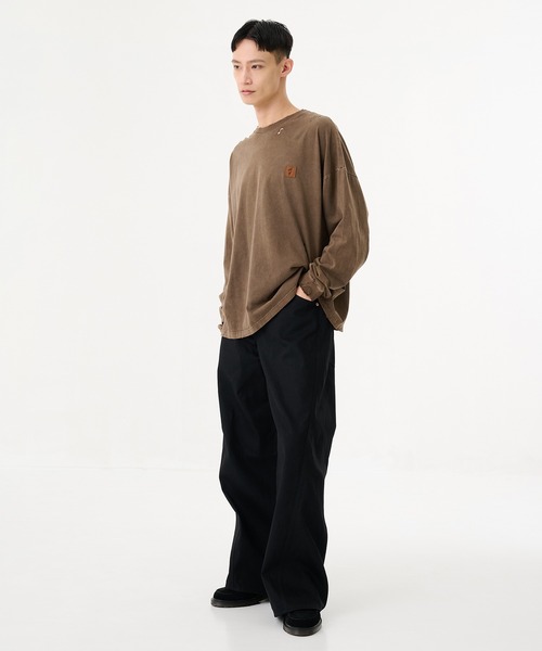 Jieda（ジエダ）の「【Jieda】3D WORK DENIM（デニムパンツ・メンズ・ブラック/インディゴブルー・1/2）」の3枚目の写真