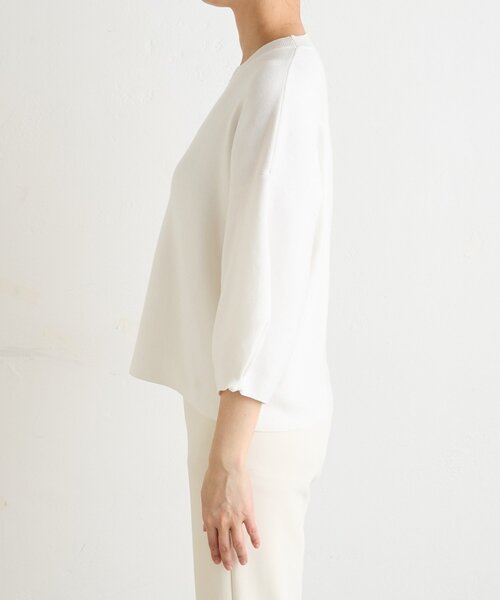 【2025SS】ドローイングナンバーズ コットン袖パフニットプルオーバー 38 Whim Gazette｜【Drawing Numbers】コットン袖パフニットプル