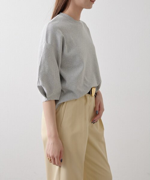 Drawing Numbers】コットン袖パフニットプルオーバー（ニット