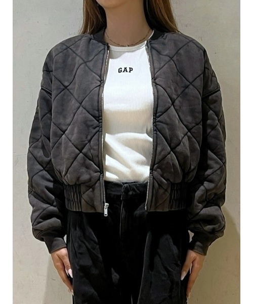 ヴィンテージソフト キルティング ボンバージャケット（その他アウター