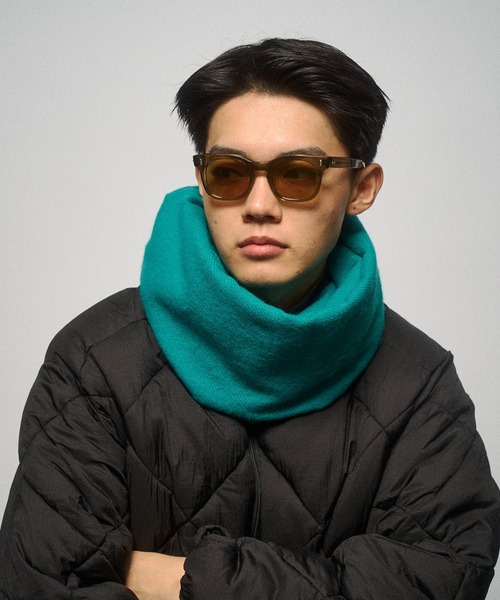 THE BOLDMAN(ザ ボールドマン)の「Short Flinge Muffler / ショートフリンジマフラー(マフラー・メンズ・ブラック/レッド/ブルー/グレー・FREE)」の3枚目の写真