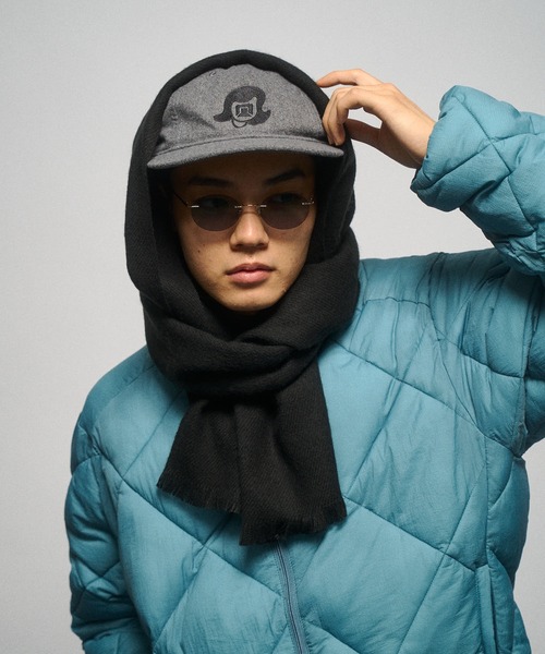 THE BOLDMAN(ザ ボールドマン)の「Short Flinge Muffler / ショートフリンジマフラー(マフラー・メンズ・ブラック/レッド/ブルー/グレー・FREE)」の7枚目の写真