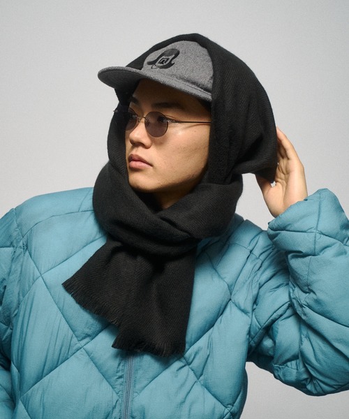 THE BOLDMAN(ザ ボールドマン)の「Short Flinge Muffler / ショートフリンジマフラー(マフラー・メンズ・ブラック/レッド/ブルー/グレー・FREE)」の8枚目の写真