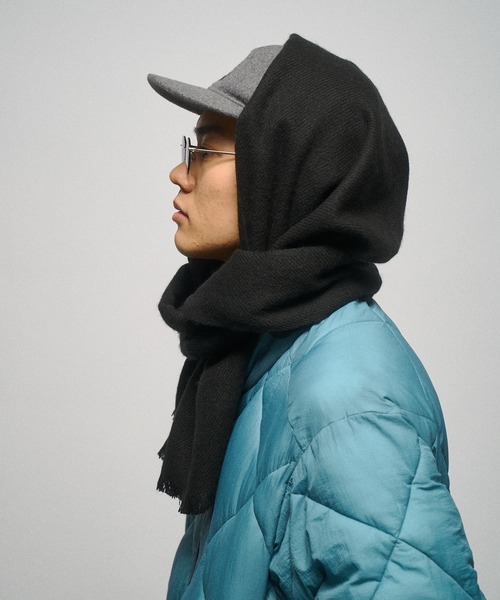 THE BOLDMAN(ザ ボールドマン)の「Short Flinge Muffler / ショートフリンジマフラー(マフラー・メンズ・ブラック/レッド/ブルー/グレー・FREE)」の9枚目の写真