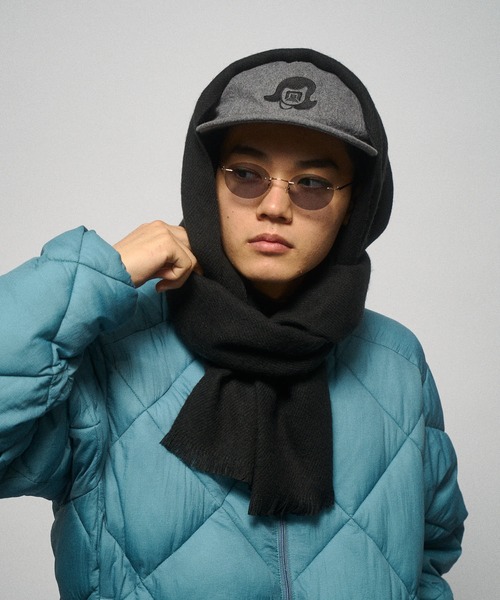 THE BOLDMAN(ザ ボールドマン)の「Short Flinge Muffler / ショートフリンジマフラー(マフラー・メンズ・ブラック/レッド/ブルー/グレー・FREE)」の10枚目の写真