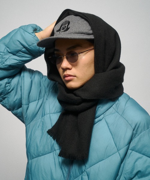 THE BOLDMAN(ザ ボールドマン)の「Short Flinge Muffler / ショートフリンジマフラー(マフラー・メンズ・ブラック/レッド/ブルー/グレー・FREE)」の13枚目の写真