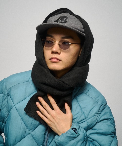 THE BOLDMAN(ザ ボールドマン)の「Short Flinge Muffler / ショートフリンジマフラー(マフラー・メンズ・ブラック/レッド/ブルー/グレー・FREE)」の14枚目の写真