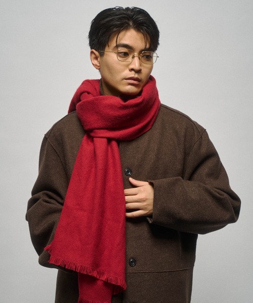 セール】Short Flinge Muffler / ショートフリンジマフラー（マフラー