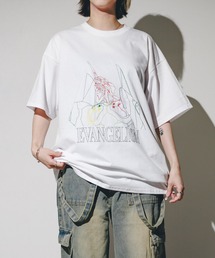 《EVANGELION x FRUIT OF THE LOOM》6oz 刺繍 T