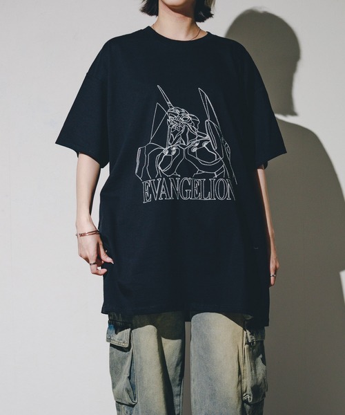 FRUIT OF THE LOOM(フルーツオブザルーム)の「《EVANGELION x FRUIT OF THE LOOM》6oz 刺繍 T(Tシャツ/カットソー・メンズ・ブラック系その他/ブラック/ホワイト系その他/ホワイト・X-LARGE)」の9枚目の写真