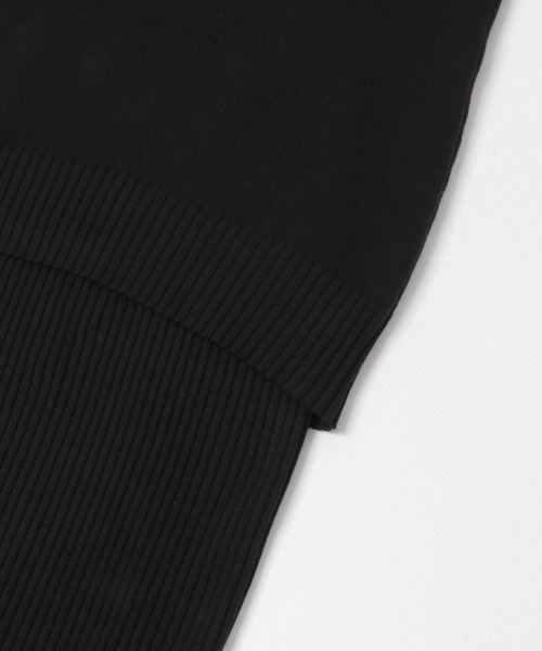 URBAN RESEARCH Sonny Label（アーバンリサーチサニーレーベル）の「『WEB限定』スウェットライクニット×スカートセットアップ（ワンピース・レディース・チャコールグレー/ブラック/ベージュ系その他・FREE）」の6枚目の写真