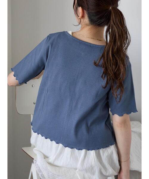 ehka sopo（エヘカソポ）の「テレコジップカーディガン（カーディガン/ボレロ・レディース・ライトベージュ/ブルー/ブラック・F）」の6枚目の写真