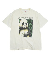 【USED】90’s anvil “panda” アニマル Tシャツ USA製