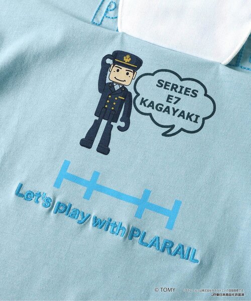 BIT'Z（ビッツ）の「【コラボ】プラレール4車種長Tシャツ（Tシャツ/カットソー・キッズ・レッド/イエロー/ブルー/グリーン・90/100/110/120/80/95）」の14枚目の写真
